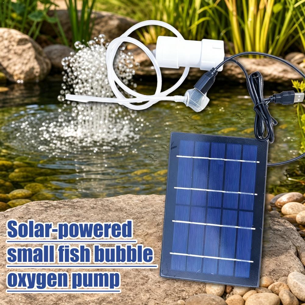 Solar Pond Aerator Oxygen Pump - Güneş Enerjili Hava Pompası Akvaryum Oksijenleyici