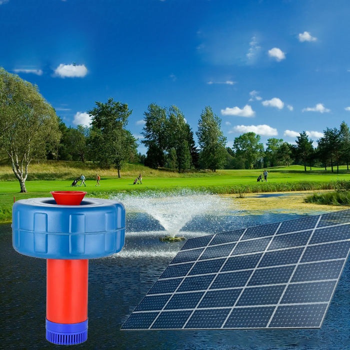 Solar Pond Aerator Oxygen Pump - 3 İnç DC 24V 350W Güneş