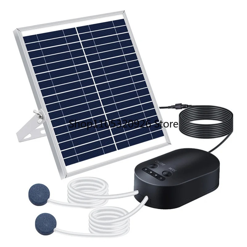 Solar Pond Aerator Oxygen Pump - 15W Güneş Enerjili Hava Pompası, Baloncuk