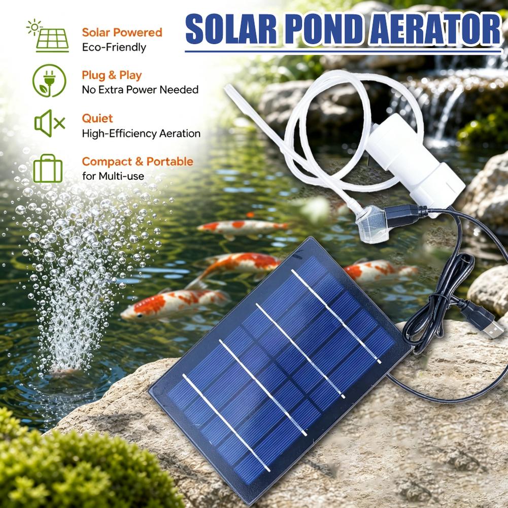 Güneş Enerjili Hava Pompası Ak - Solar Pond Aerator Oxygen Pump incelemesi ve fiyatı