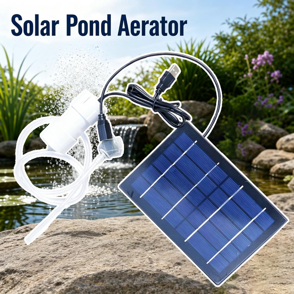 Güneş Enerjili Hava Pompası Ak - Solar Pond Aerator Oxygen Pump incelemesi ve fiyatı