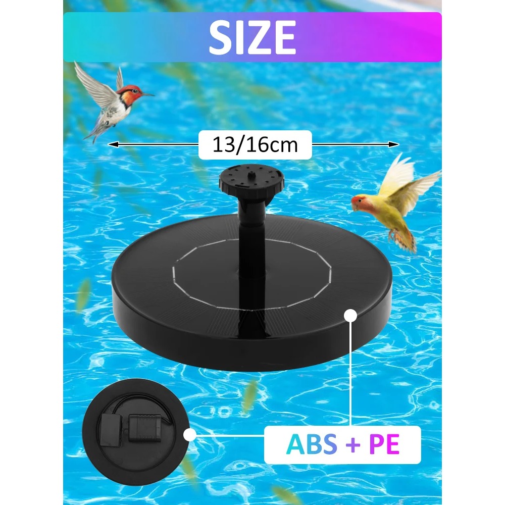 Güneş Enerjili Çeşme Pompası – - Floating Solar Fountain Water Pump incelemesi ve fiyatı