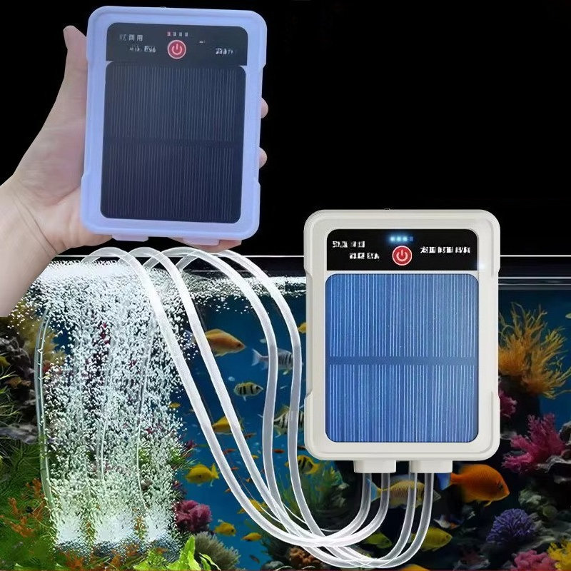 Çift Çıkışlı, Gürültüsüz, Akva - Solar Pond Aerator Oxygen Pump incelemesi ve fiyatı