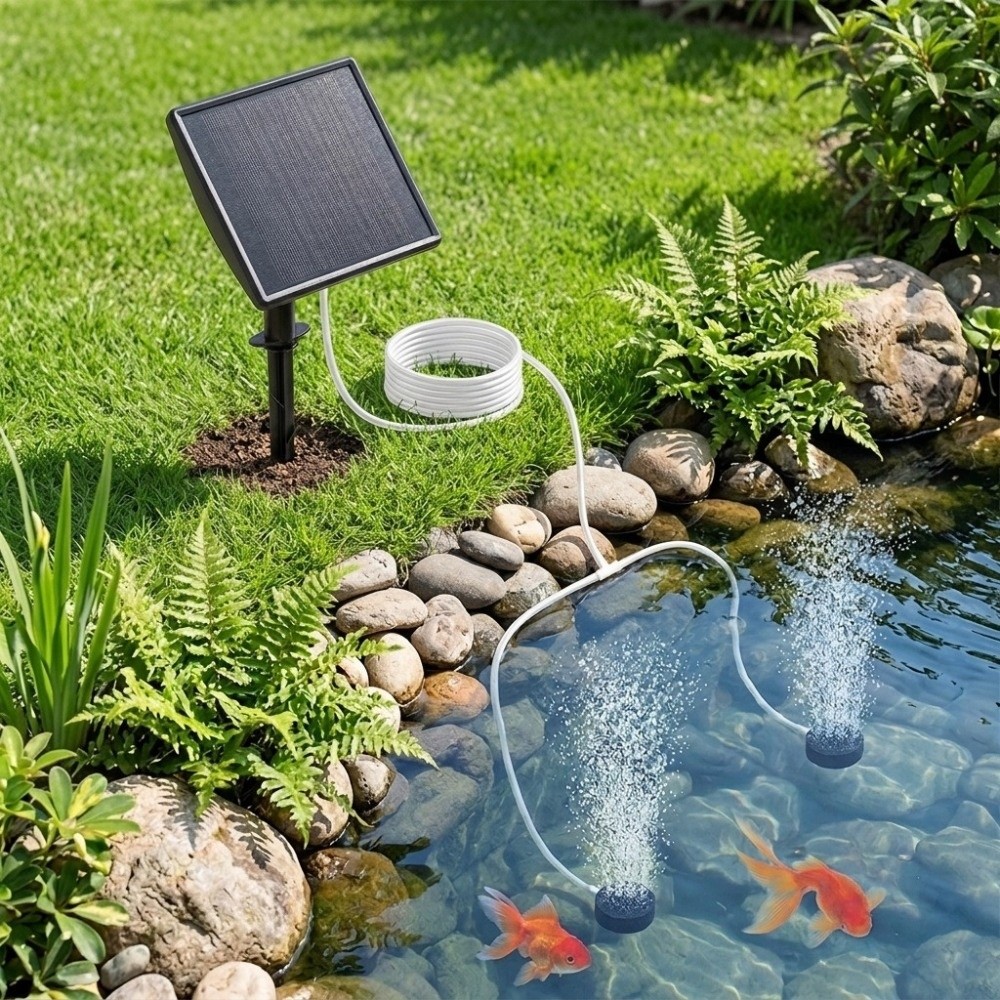 Düşük Sesli Güneş Enerjili Oks - Solar Pond Aerator Oxygen Pump incelemesi ve fiyatı
