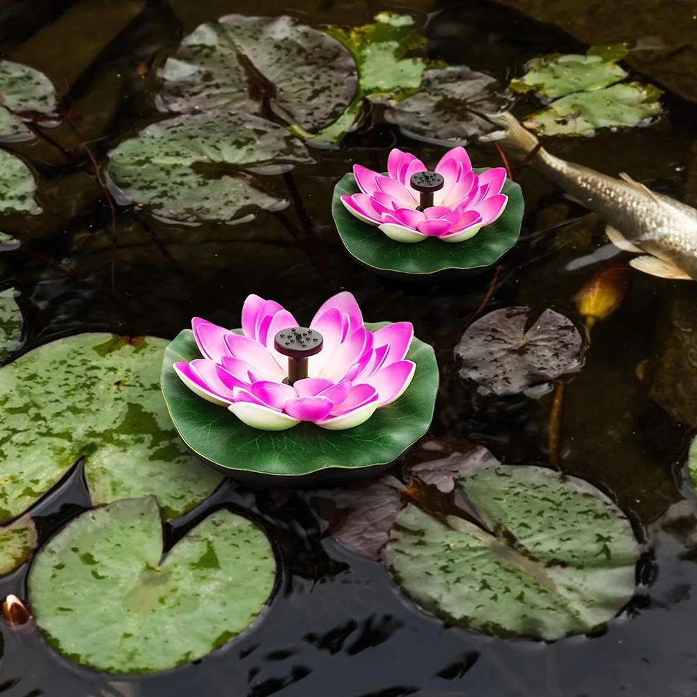 Lotus Şekli Yüzen Bahçe Çeşmes - Floating Solar Fountain Water Pump incelemesi ve fiyatı