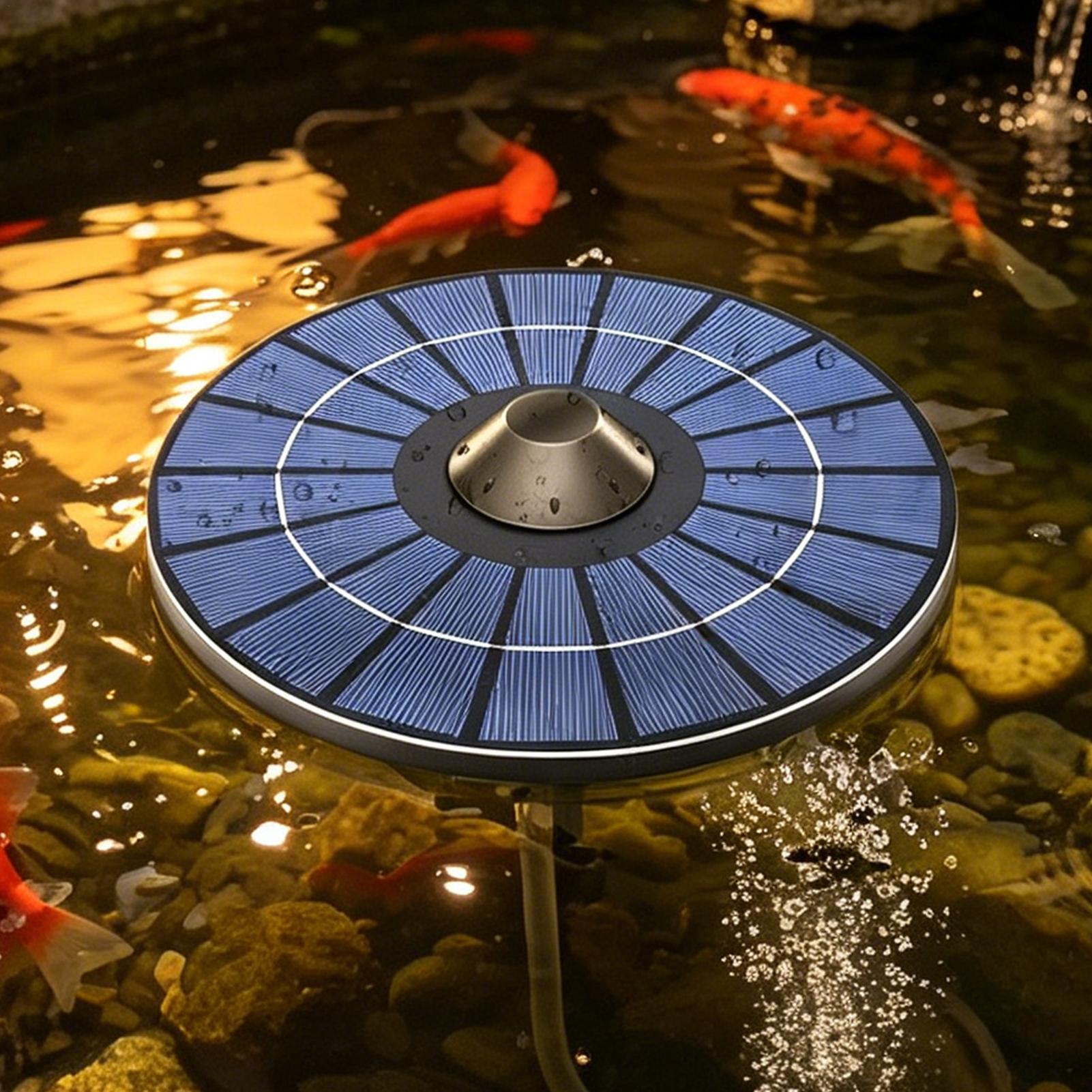 Güneş enerjili havuz havalandı - Solar Pond Aerator Oxygen Pump incelemesi ve fiyatı