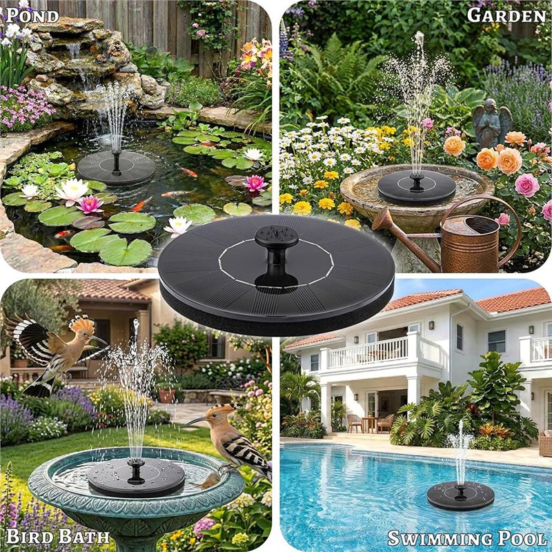 B08B-Pilsiz Güneş Enerjili Çeş - Floating Solar Fountain Water Pump incelemesi ve fiyatı