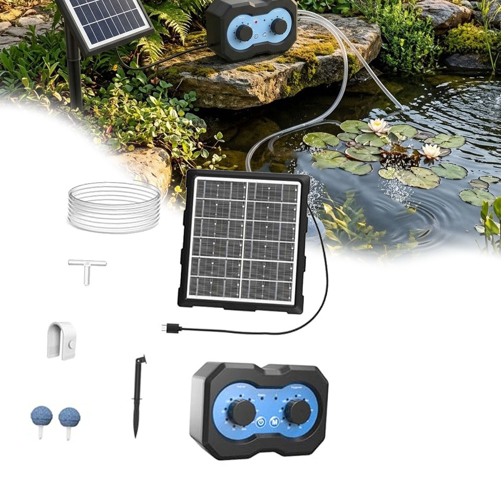 Güneş Enerjili Havuz Oksijen C - Solar Pond Aerator Oxygen Pump incelemesi ve fiyatı