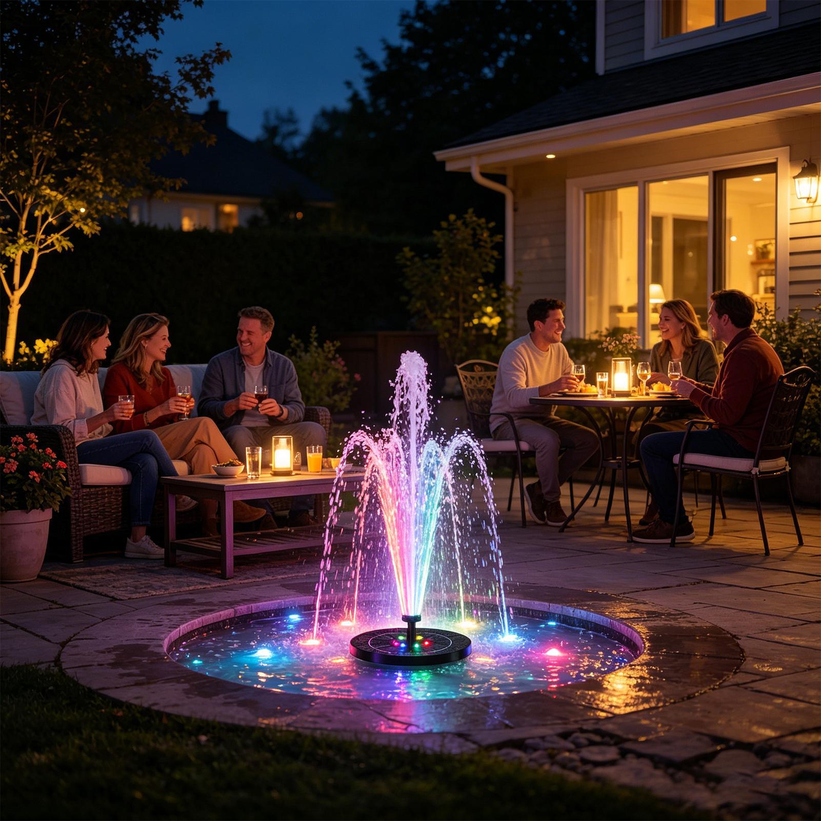 LED Işıklı Yüzen Güneş Enerjil - Floating Solar Fountain Water Pump incelemesi ve fiyatı