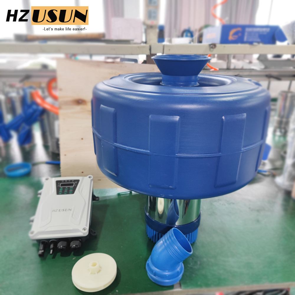 HZUSUN 1 HP Küçük Güneş Enerji - Solar Pond Aerator Oxygen Pump incelemesi ve fiyatı
