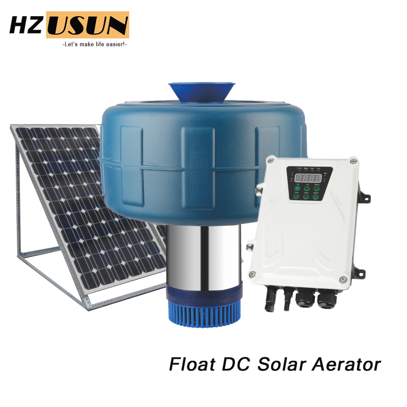 HZUSUN 1 HP Küçük Güneş Enerji - Solar Pond Aerator Oxygen Pump incelemesi ve fiyatı