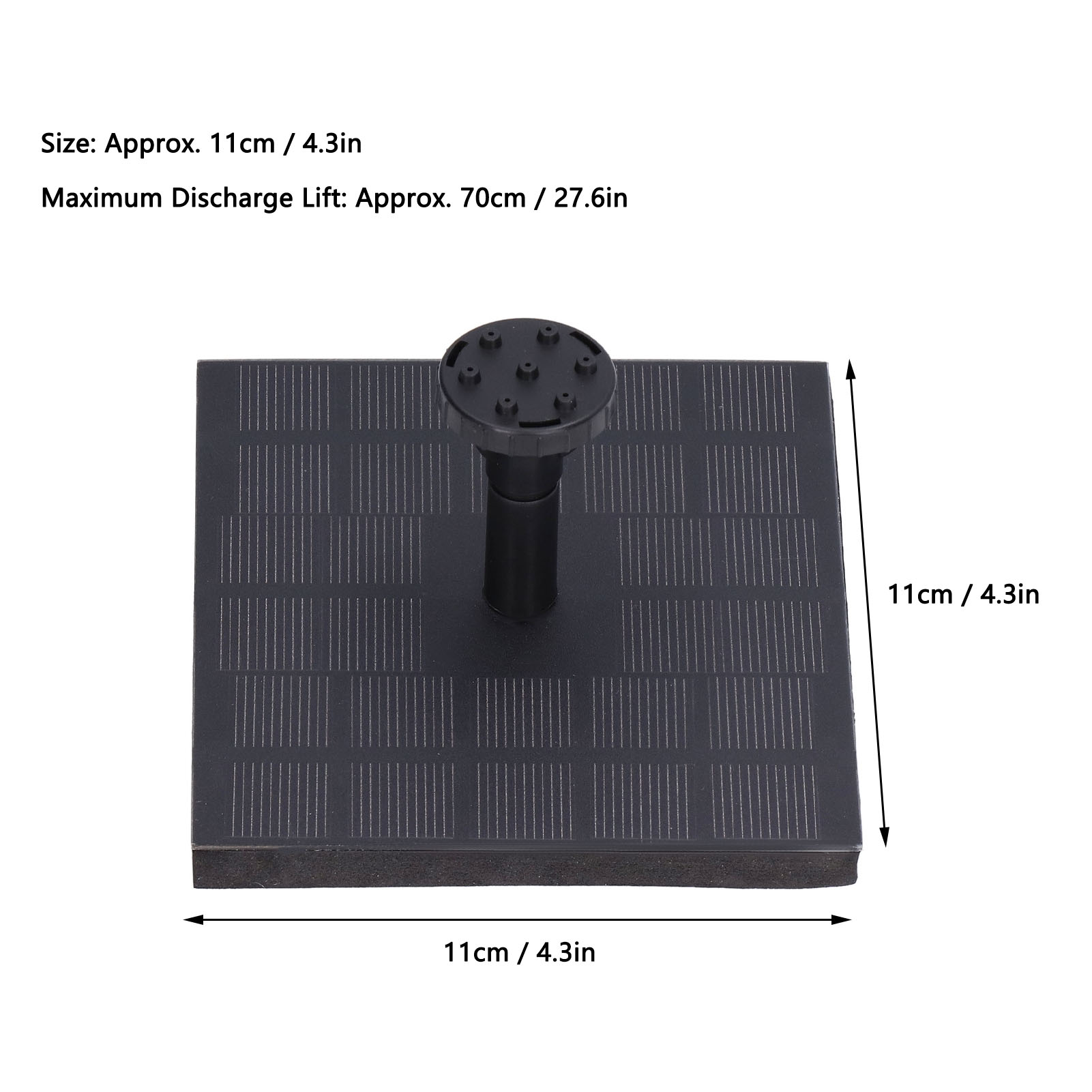 Güneş Enerjili Çeşme Kiti 7V 1 - Floating Solar Fountain Water Pump incelemesi ve fiyatı